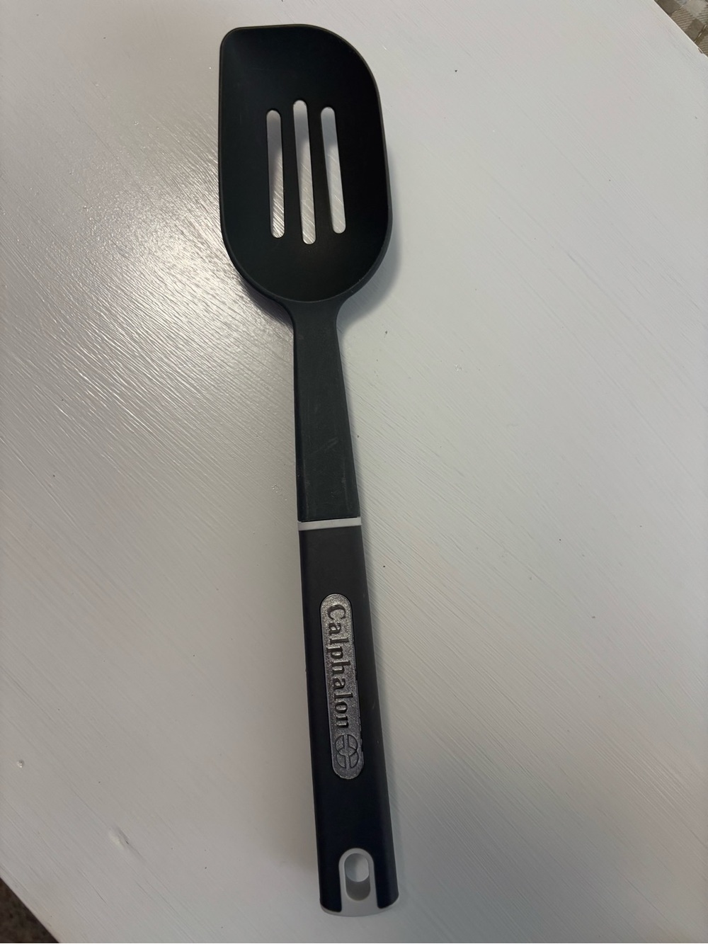 Calphalon Black Slotted spoon - Heat-Resistant Kitchen Tool